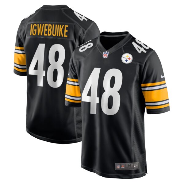 Godwin Igwebuike Pittsburgh Steelers Nike Game Jersey – Black