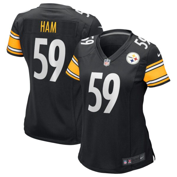 Jack Ham Pittsburgh Steelers Nike Women’s Game Retired Player Jersey – Black