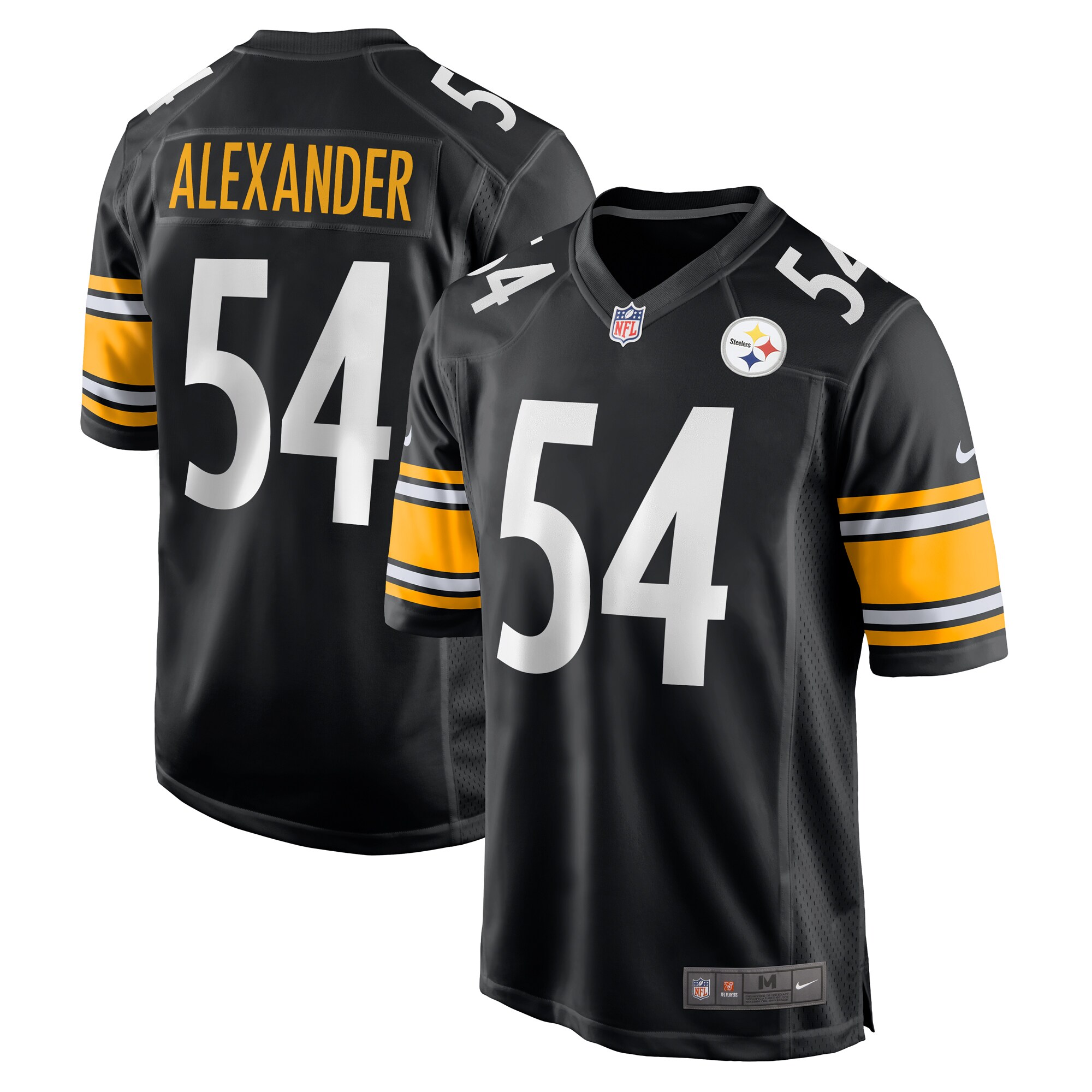Kwon Alexander Pittsburgh Steelers Nike Game Jersey – Black