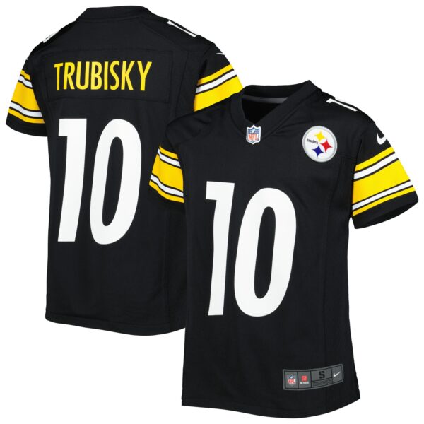 Mitchell Trubisky Pittsburgh Steelers Nike Youth Game Jersey – Black