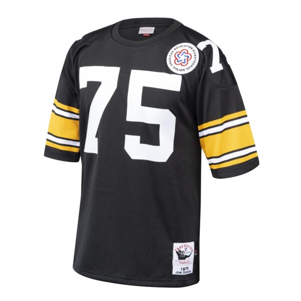 Joe Greene Pittsburgh Steelers 1975 Mitchell & Ness Throwback Retired Player Jersey – Black