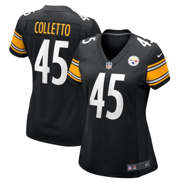 Jack Colletto Pittsburgh Steelers Nike Women’s Game Jersey – Black