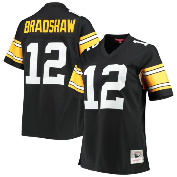 Terry Bradshaw Pittsburgh Steelers Mitchell & Ness Women’s Legacy Player Jersey – Black