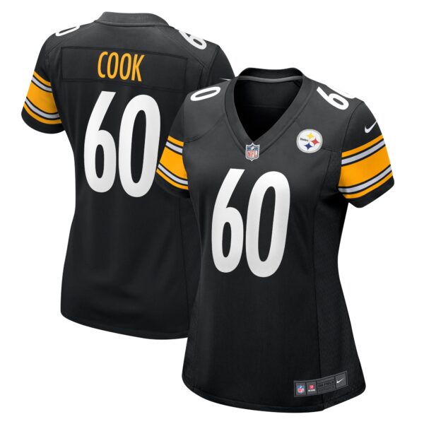 Dylan Cook Pittsburgh Steelers Nike Women’s Game Jersey – Black