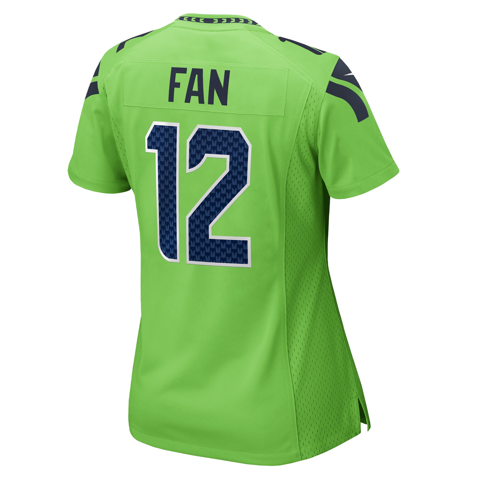 12s Seattle Seahawks Nike Women’s Game Jersey – Neon Green - Image 2
