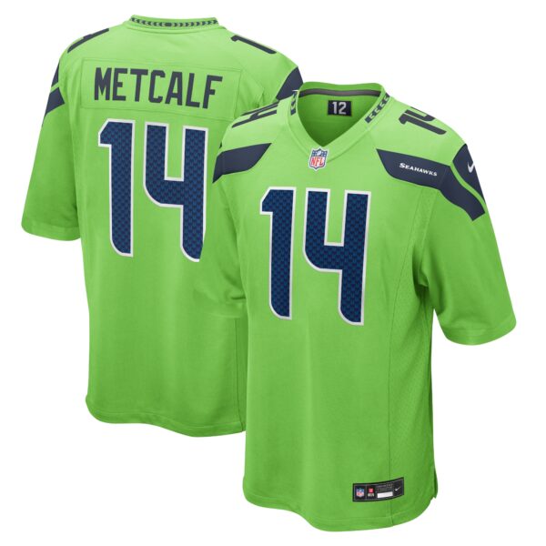 DK Metcalf Seattle Seahawks Nike Game Jersey – Neon Green
