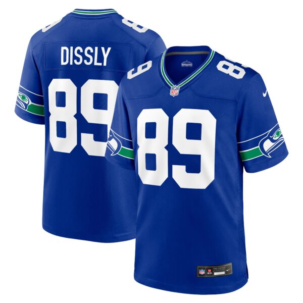 Will Dissly Seattle Seahawks Nike Throwback Player Game Jersey – Royal