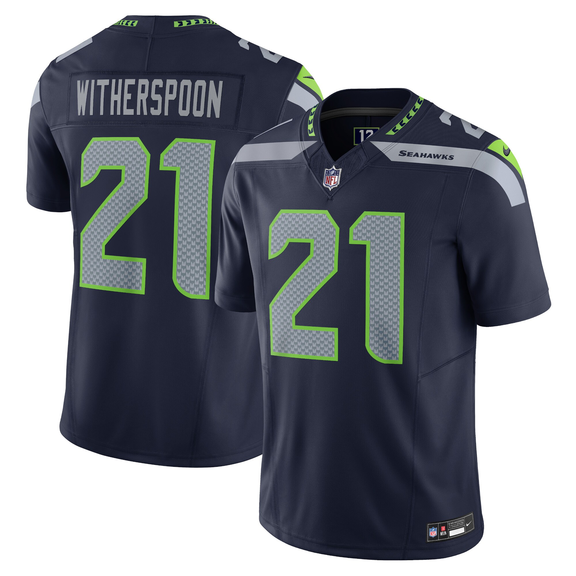 Devon Witherspoon Seattle Seahawks Nike Vapor F.U.S.E. Limited Jersey – Navy