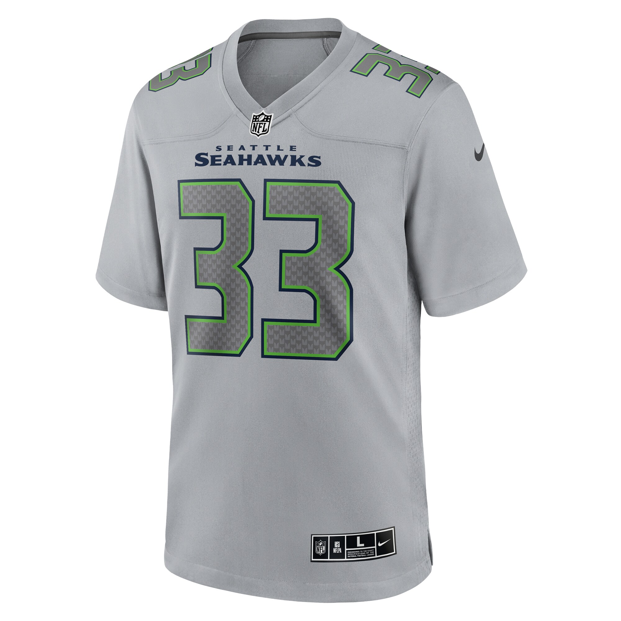 Jamal Adams Seattle Seahawks Nike Atmosphere Fashion Game Jersey – Gray - Image 2