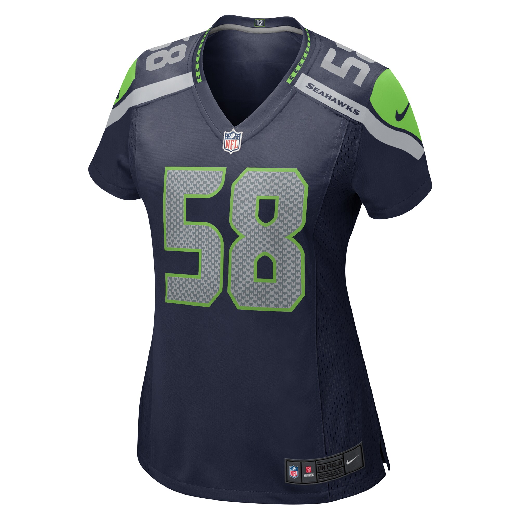 Derick Hall Seattle Seahawks Nike Women’s Game Jersey – College Navy