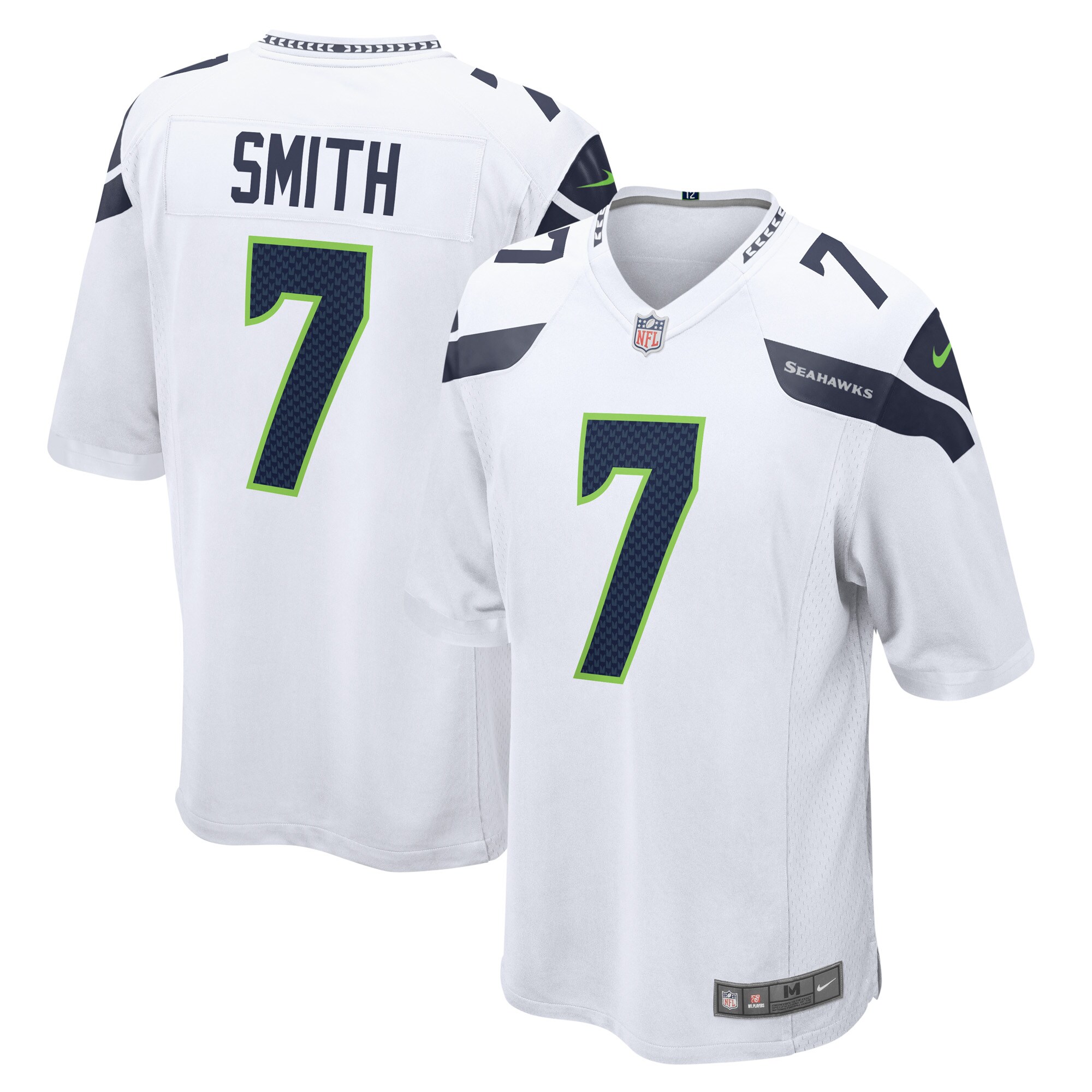 Geno Smith Seattle Seahawks Nike Game Player Jersey – White