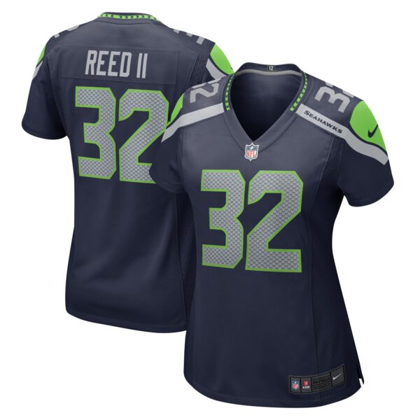 Jerrick Reed II Seattle Seahawks Nike Women’s Game Jersey – College Navy