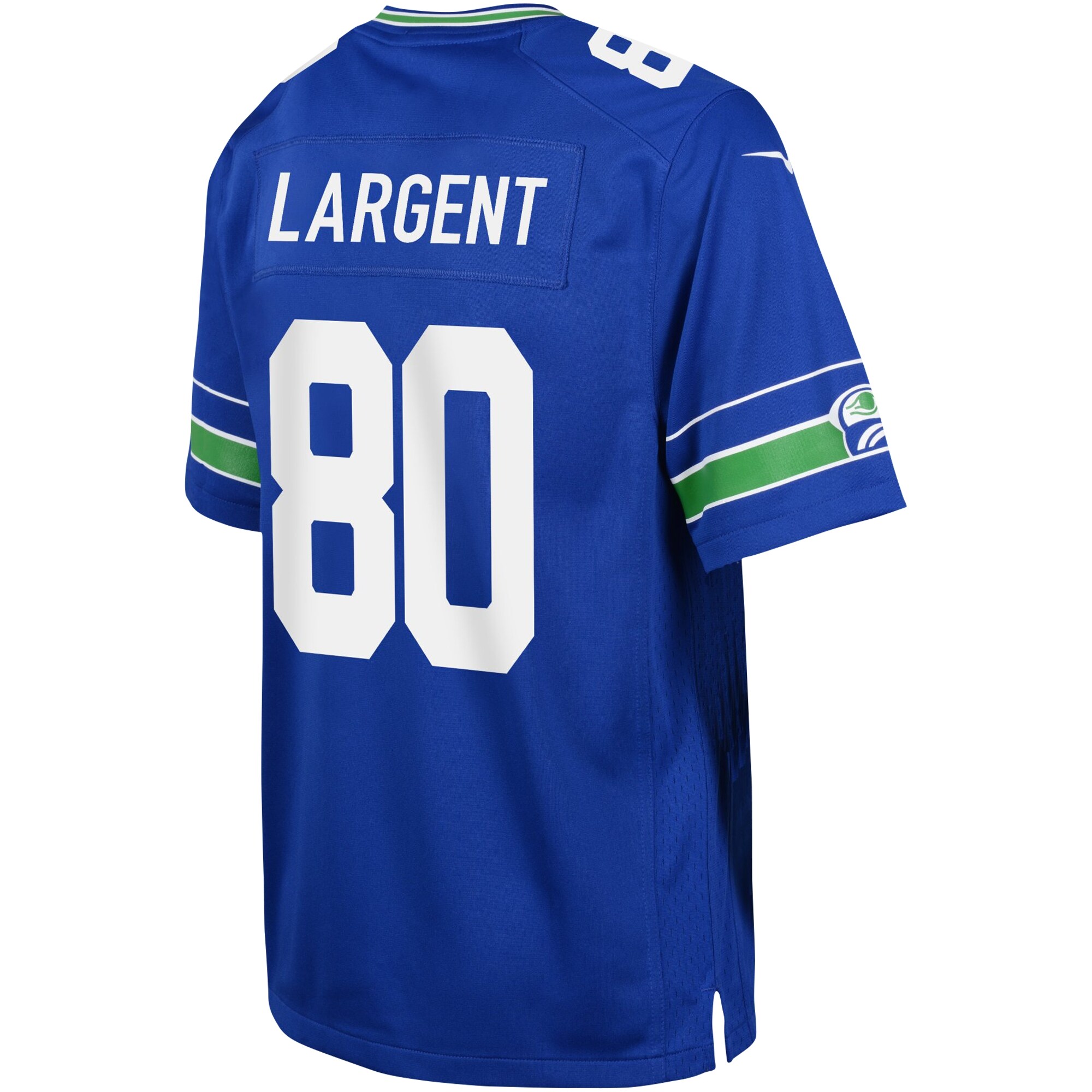 Steve Largent Seattle Seahawks Nike Youth Alternate Retired Player Game Jersey – Royal - Image 3