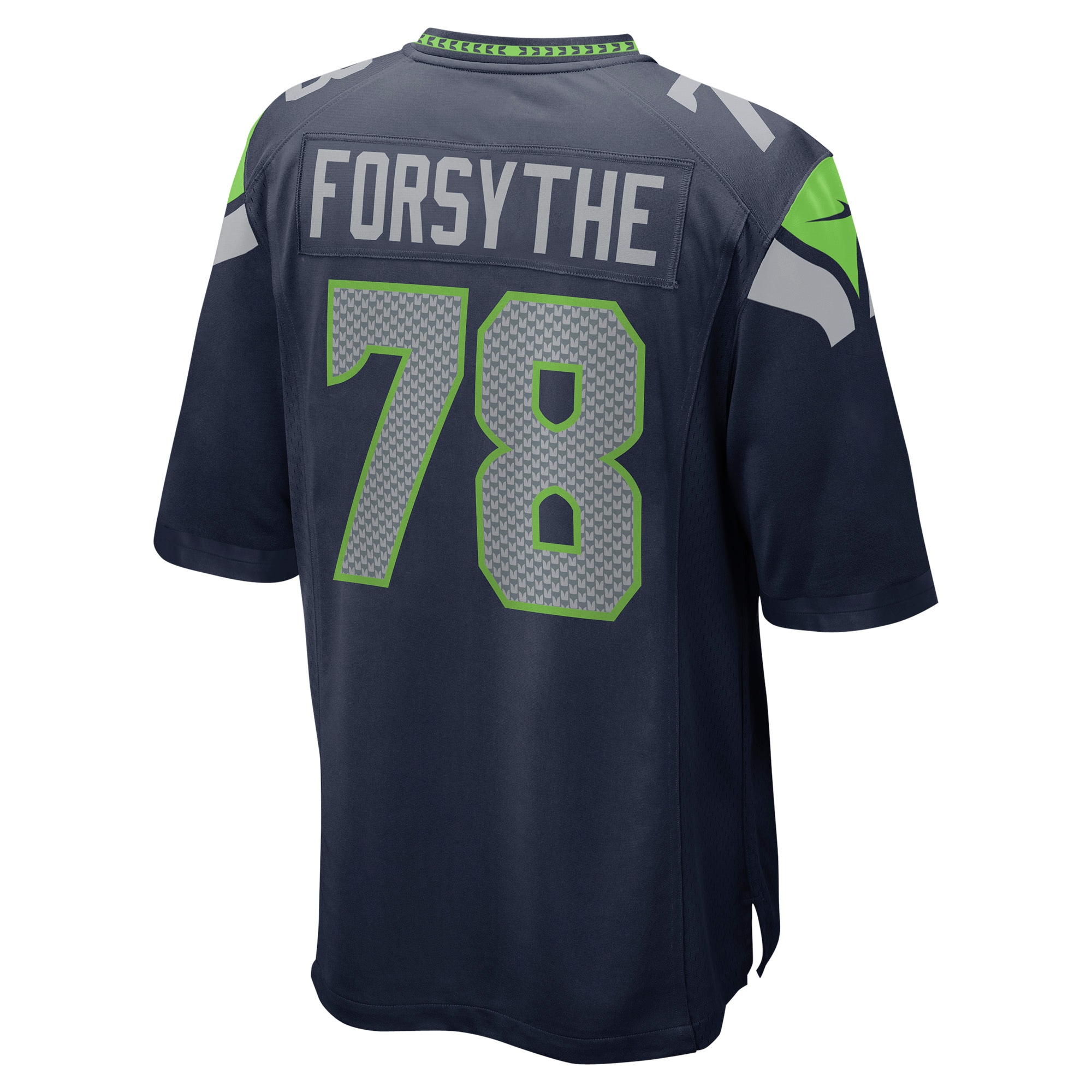 Stone Forsythe Seattle Seahawks Nike Game Jersey – College Navy - Image 2