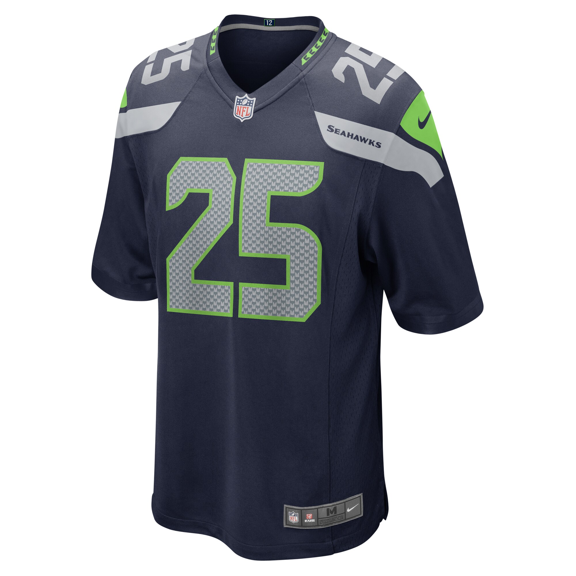 Kenny McIntosh Seattle Seahawks Nike Game Jersey – College Navy - Image 2