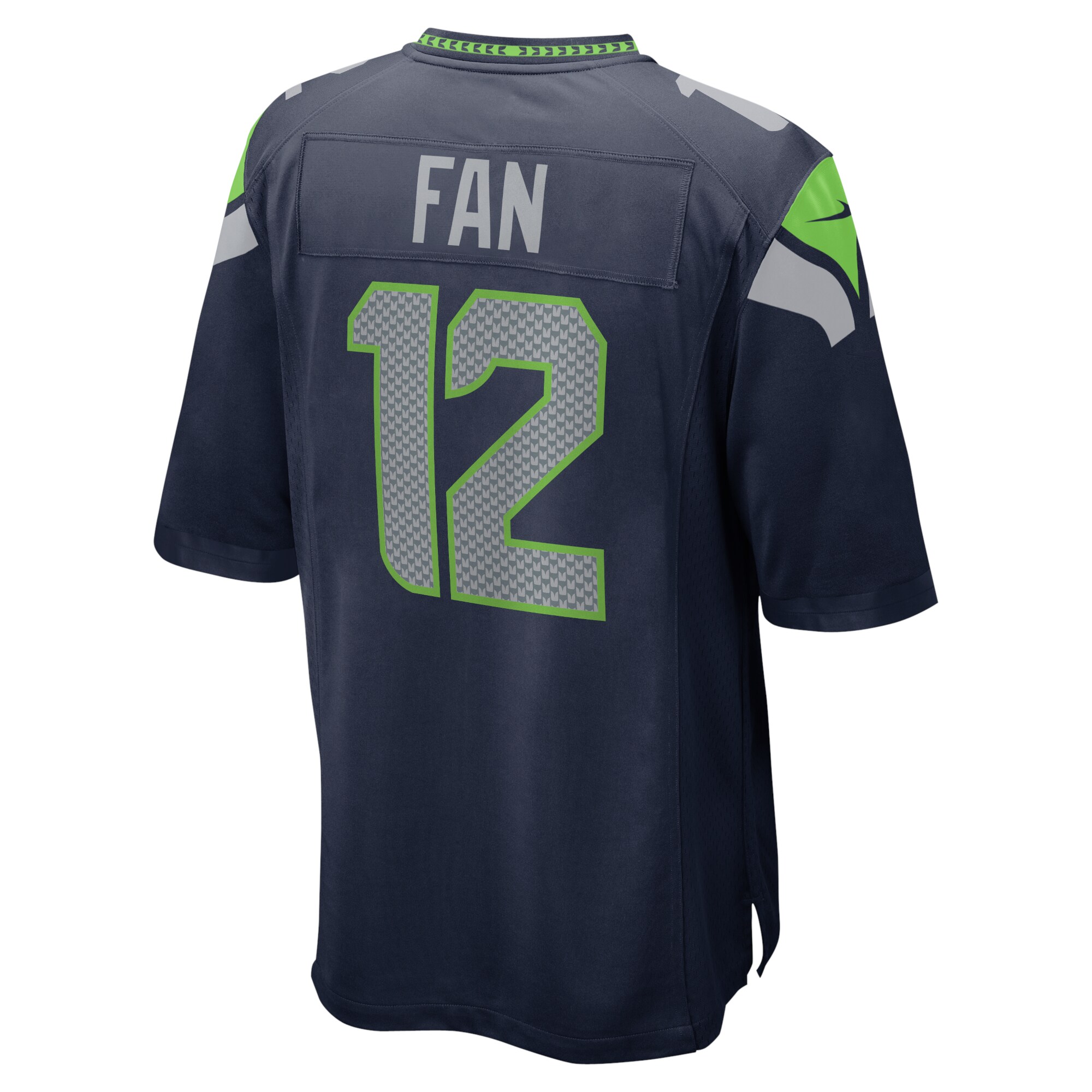 12s Seattle Seahawks Nike Game Team Jersey – College Navy - Image 3