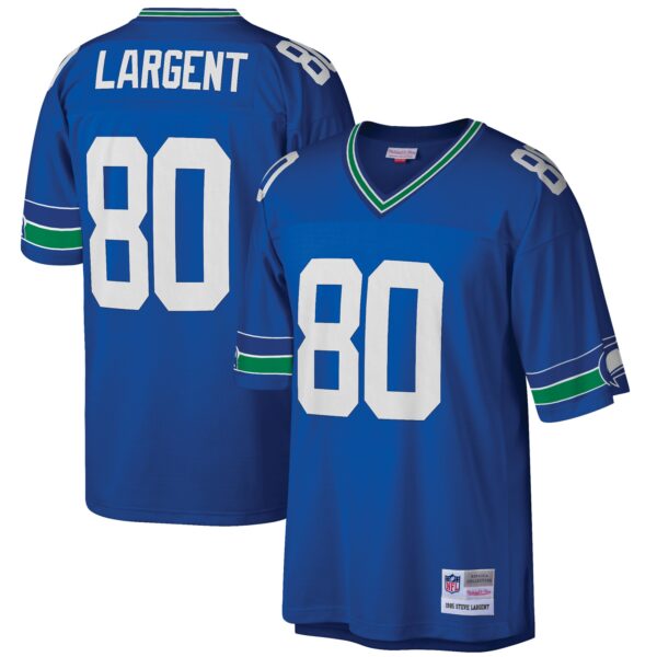 Steve Largent Seattle Seahawks Mitchell & Ness Big & Tall 1985 Retired Player Jersey – Royal