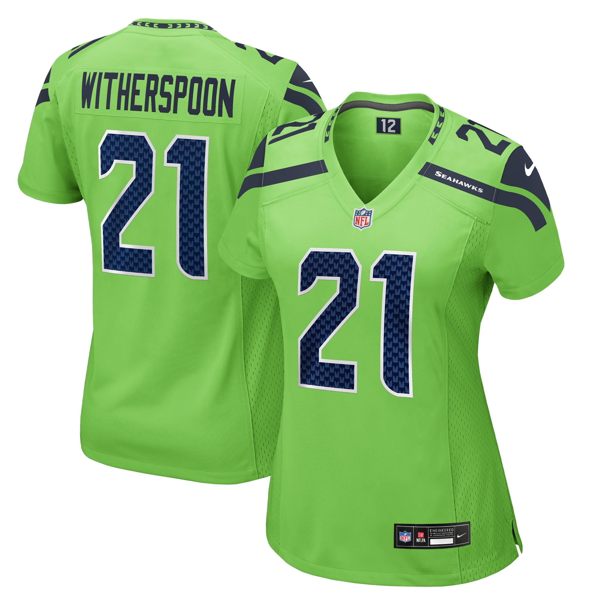 Devon Witherspoon Seattle Seahawks Nike Women’s Game Jersey – Neon Green