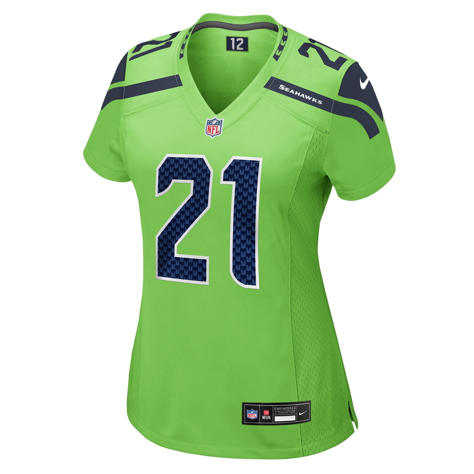Devon Witherspoon Seattle Seahawks Nike Women’s Game Jersey – Neon Green - Image 2