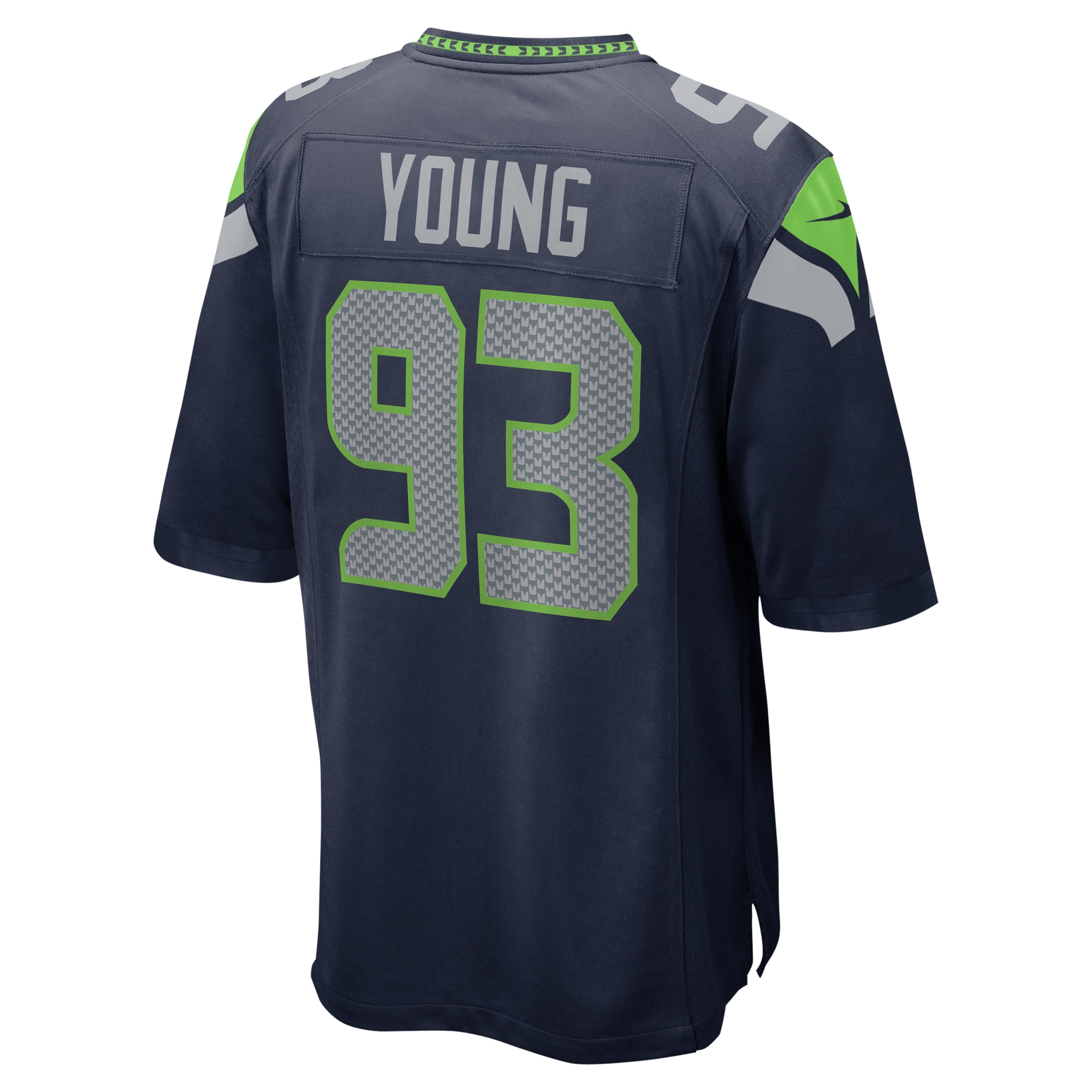 Cameron Young Seattle Seahawks Nike Game Jersey – College Navy - Image 3
