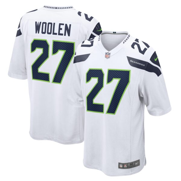 Tariq Woolen Seattle Seahawks Nike Game Player Jersey – White