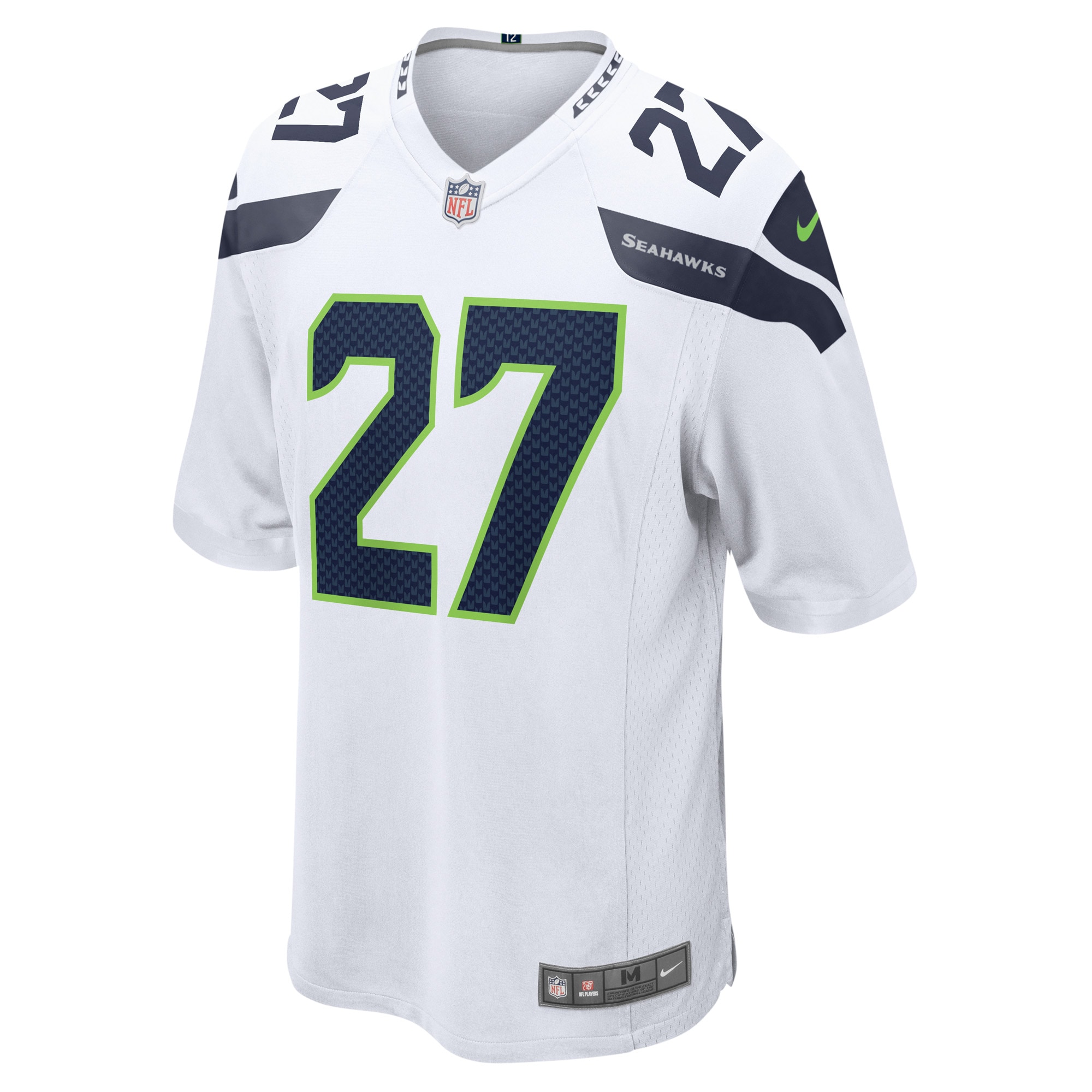 Tariq Woolen Seattle Seahawks Nike Game Player Jersey – White - Image 2