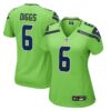 Quandre Diggs Seattle Seahawks Nike Women’s Game Jersey – Neon Green