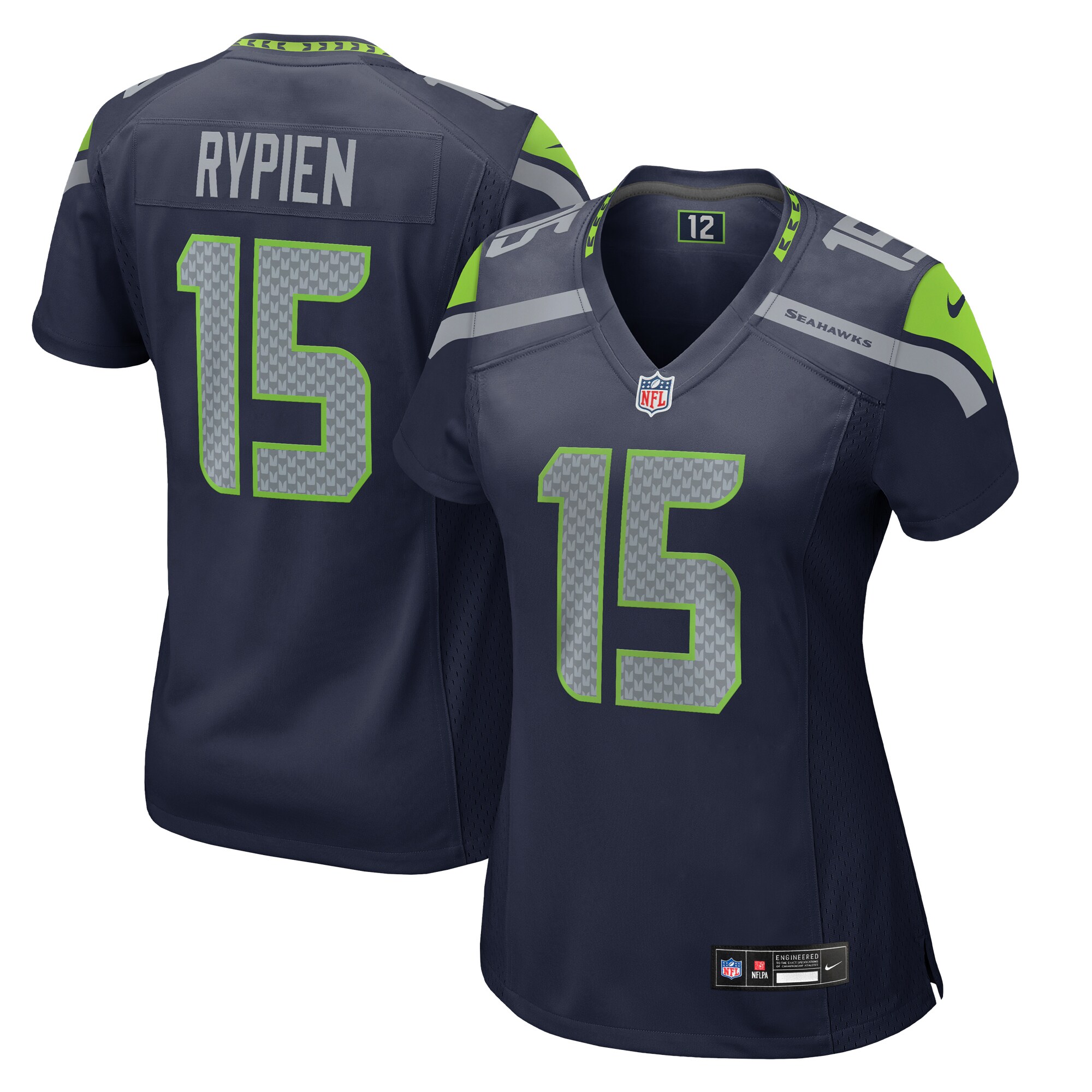 Brett Rypien Seattle Seahawks Nike Women’s Team Game Jersey – College Navy