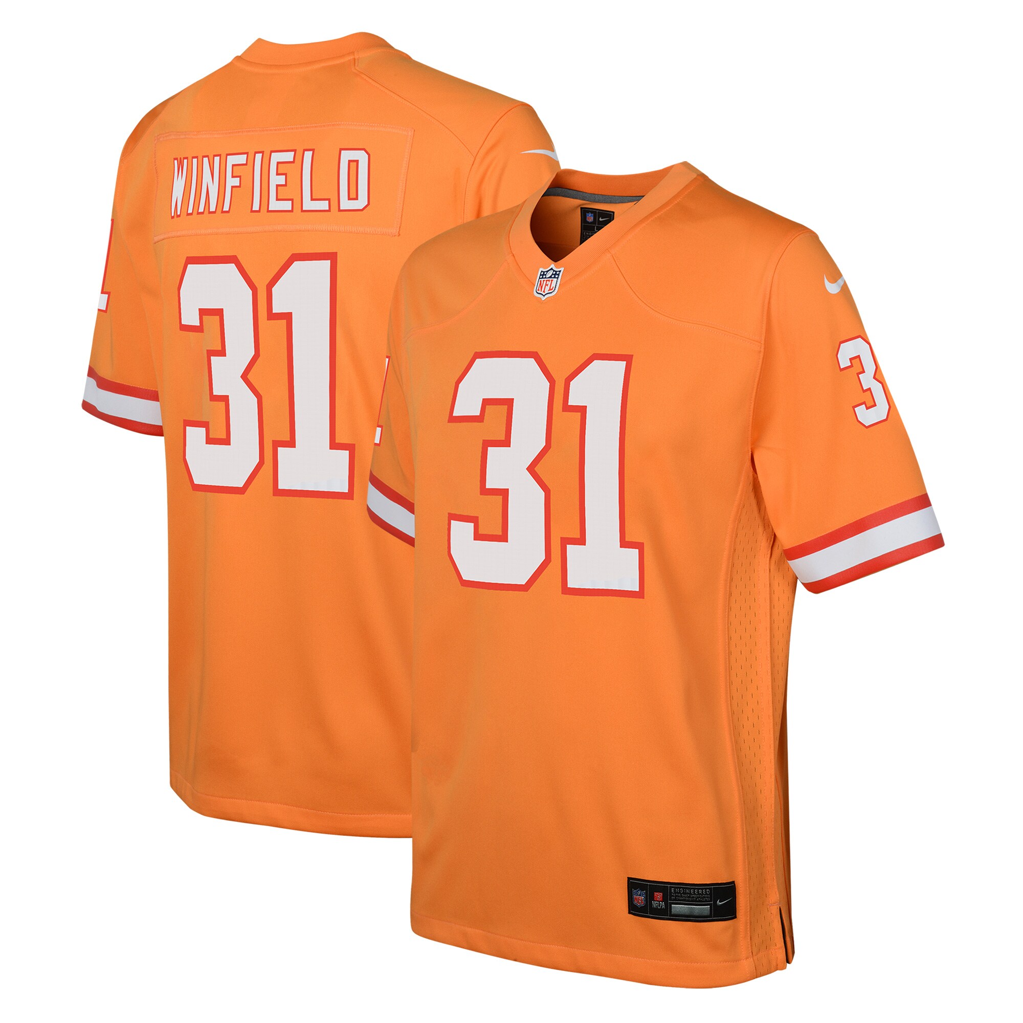 Antoine Winfield Jr. Tampa Bay Buccaneers Nike Youth Game Jersey – Orange