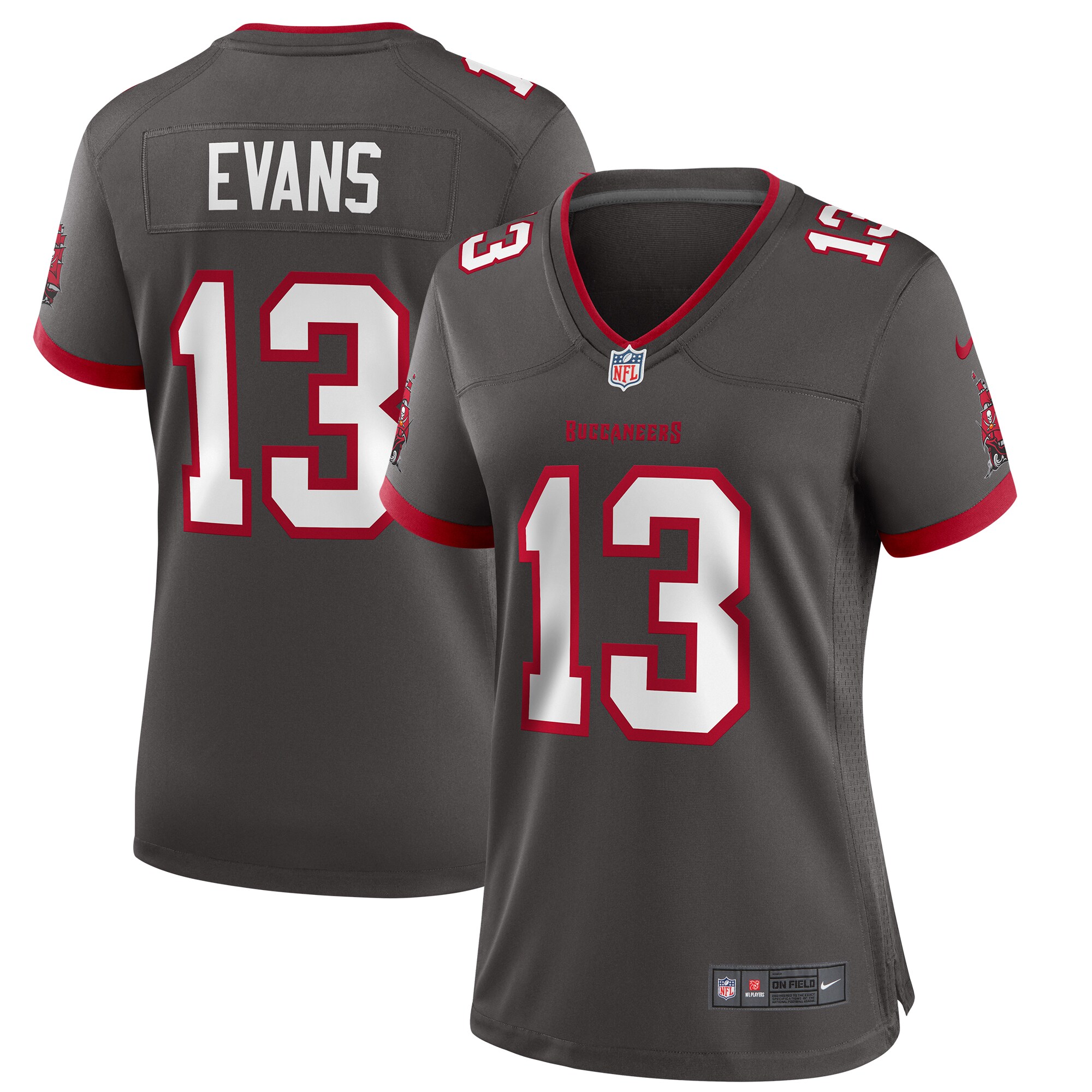 Mike Evans Tampa Bay Buccaneers Nike Women’s Alternate Game Jersey – Pewter