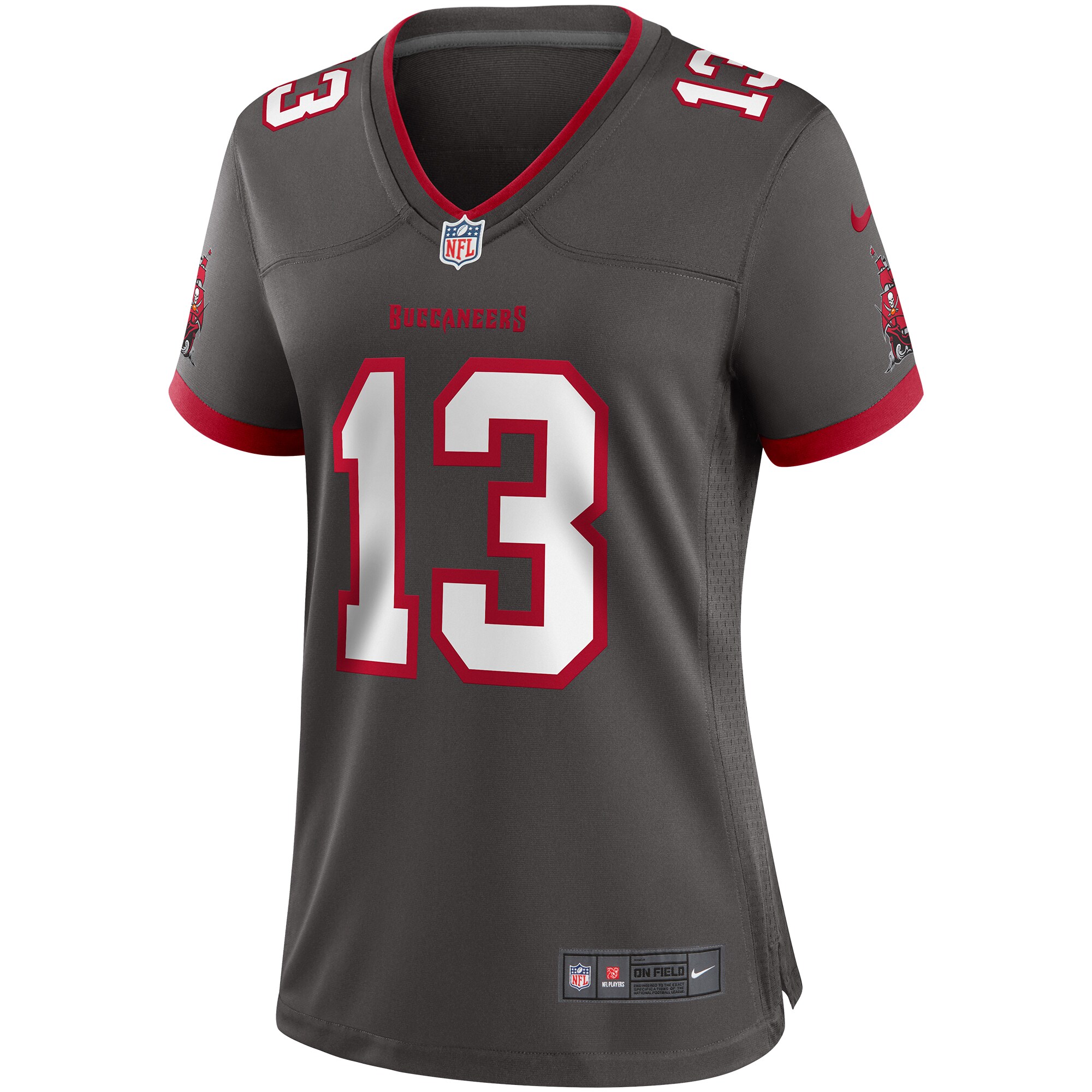 Mike Evans Tampa Bay Buccaneers Nike Women’s Alternate Game Jersey – Pewter - Image 2