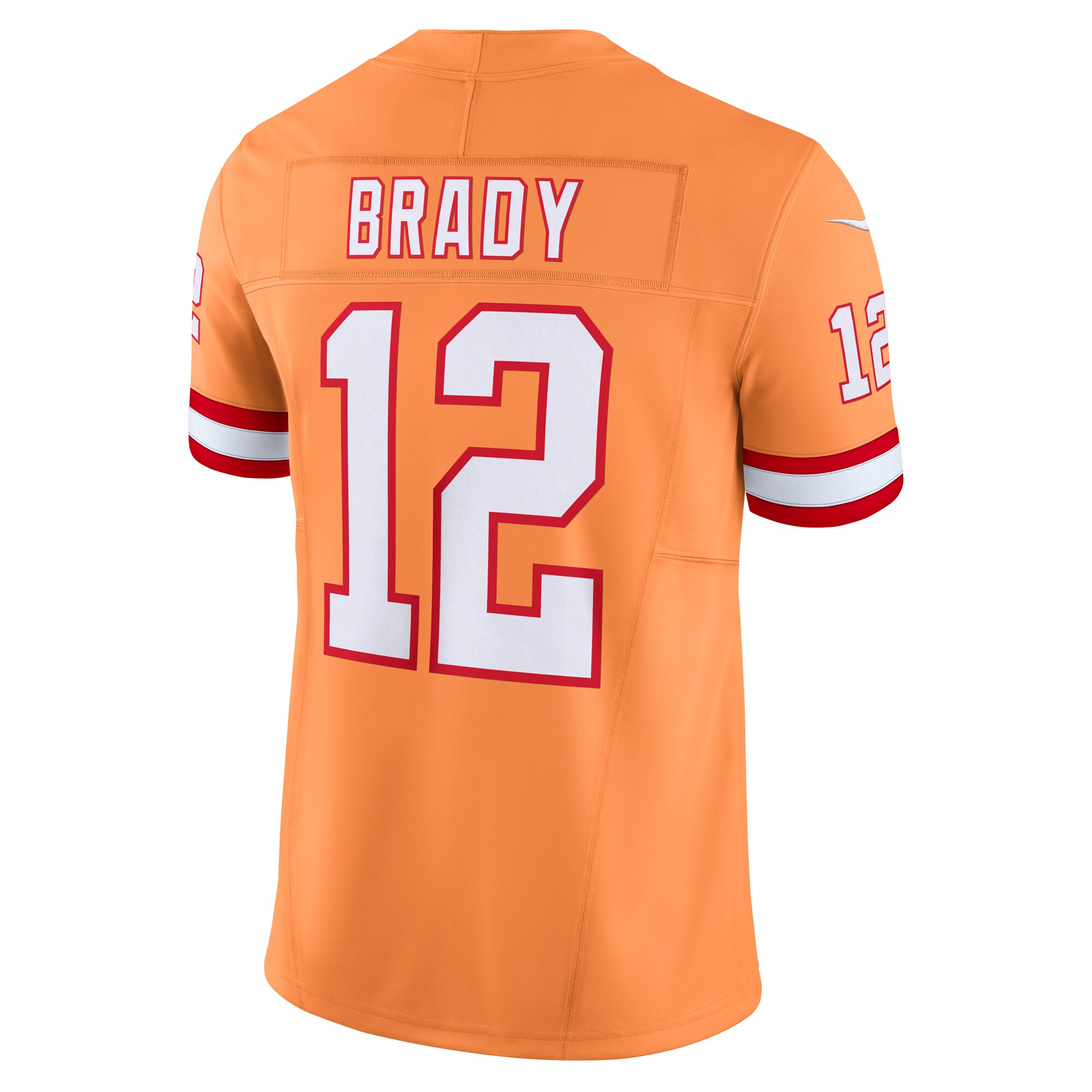 Tom Brady Tampa Bay Buccaneers Nike Vapor F.U.S.E. Limited Jersey – Orange - Image 3