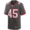 Devin White Tampa Bay Buccaneers Nike Game Jersey – Pewter