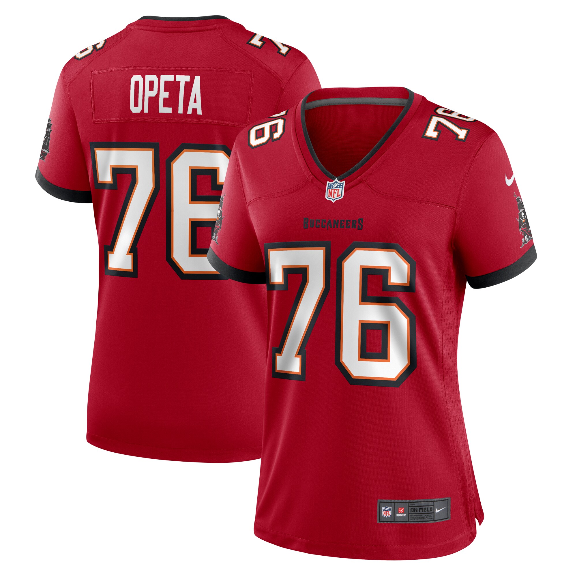 Iosua Opeta Tampa Bay Buccaneers Nike Women’s Game Jersey – Red