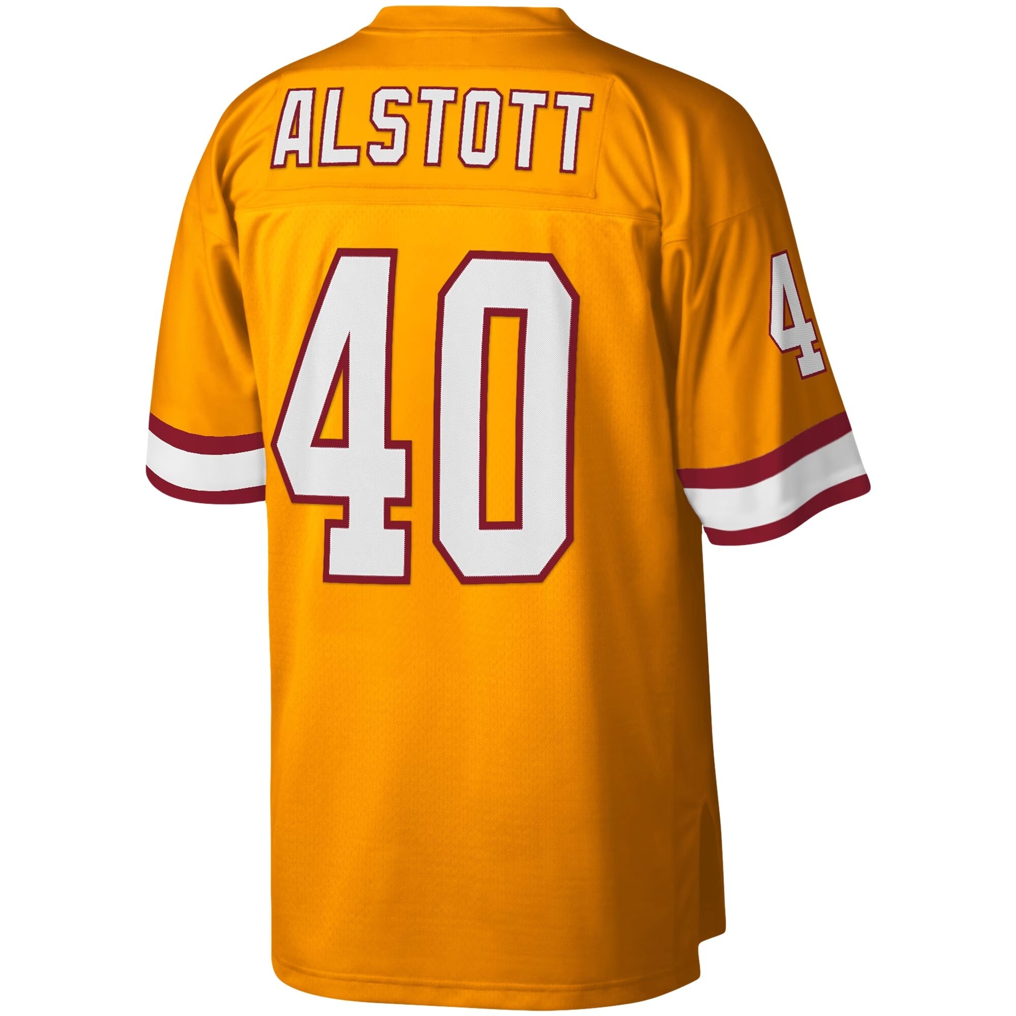Mike Alstott Tampa Bay Buccaneers Mitchell & Ness Youth 1996 Retired Player Legacy Jersey – Orange - Image 3