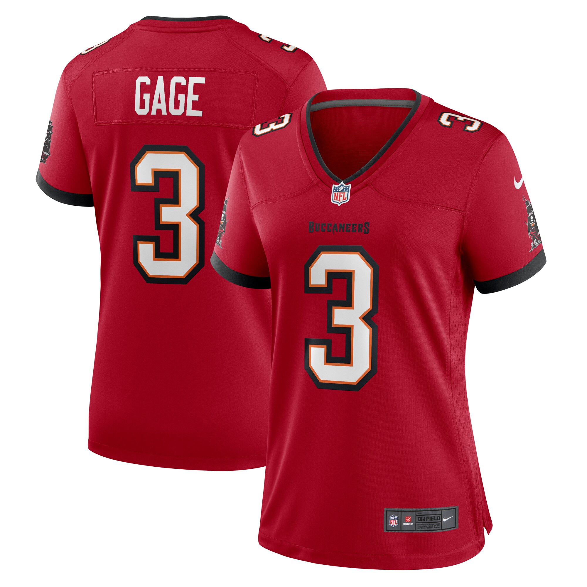 Russell Gage Tampa Bay Buccaneers Nike Women’s Game Jersey – Red