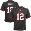 Tom Brady Tampa Bay Buccaneers Nike Youth Alternate Game Jersey – Pewter