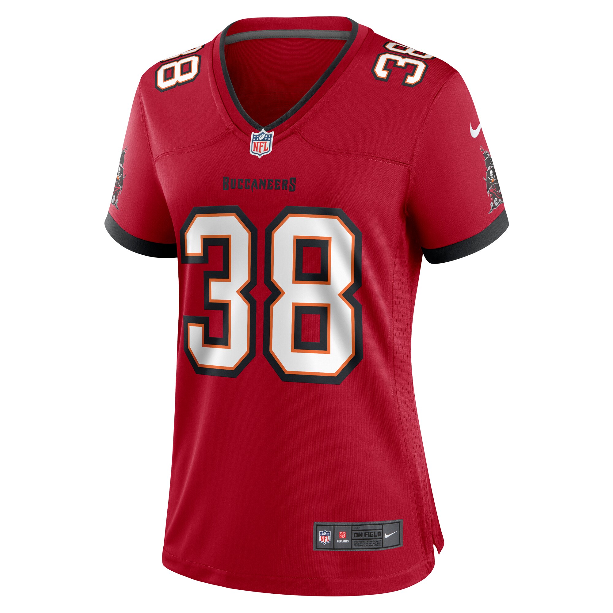 Derrek Pitts Tampa Bay Buccaneers Nike Women’s Game Jersey – Red - Image 2