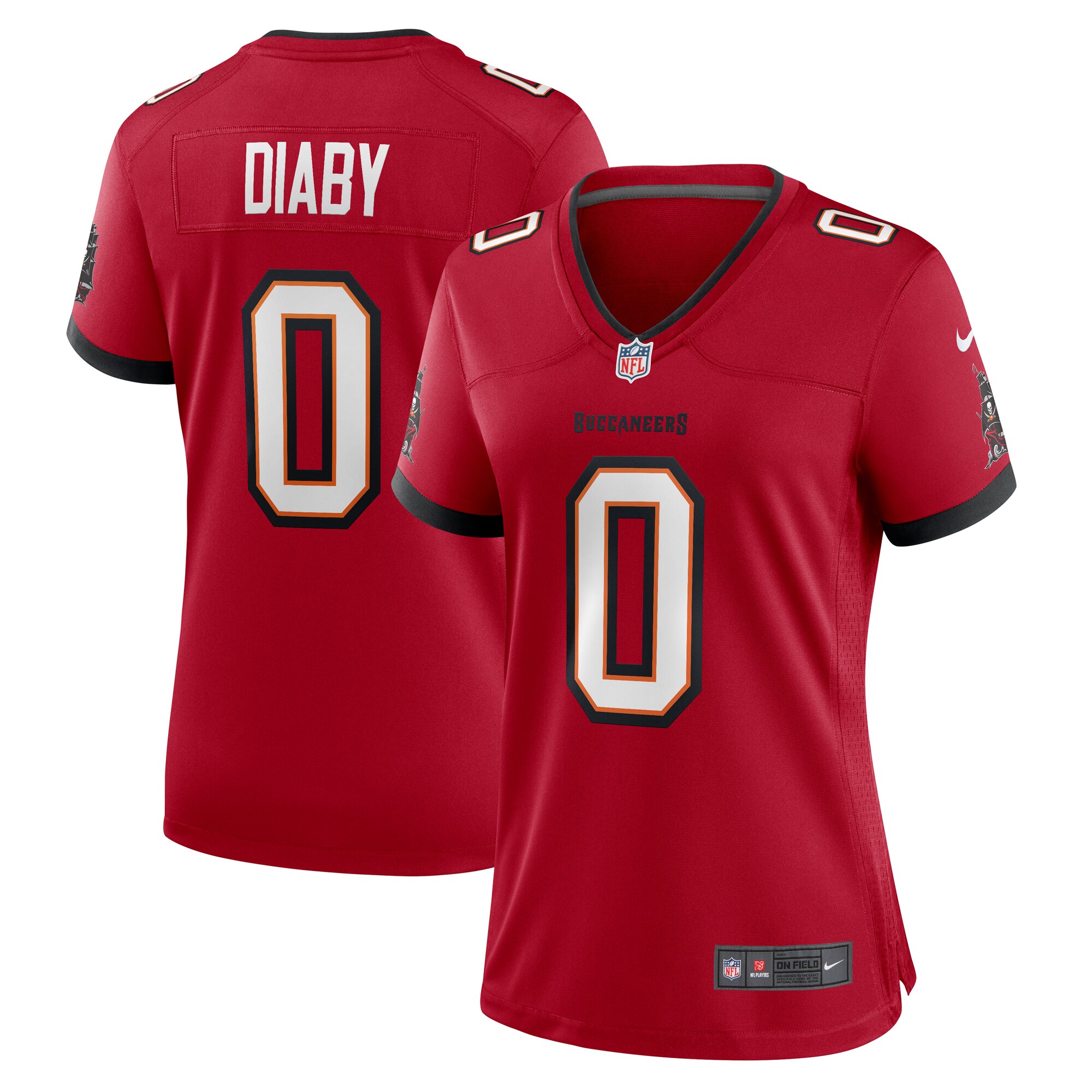 YaYa Diaby Tampa Bay Buccaneers Nike Women’s Game Jersey – Red