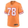 Tristan Wirfs Tampa Bay Buccaneers Nike Throwback Game Jersey – Orange
