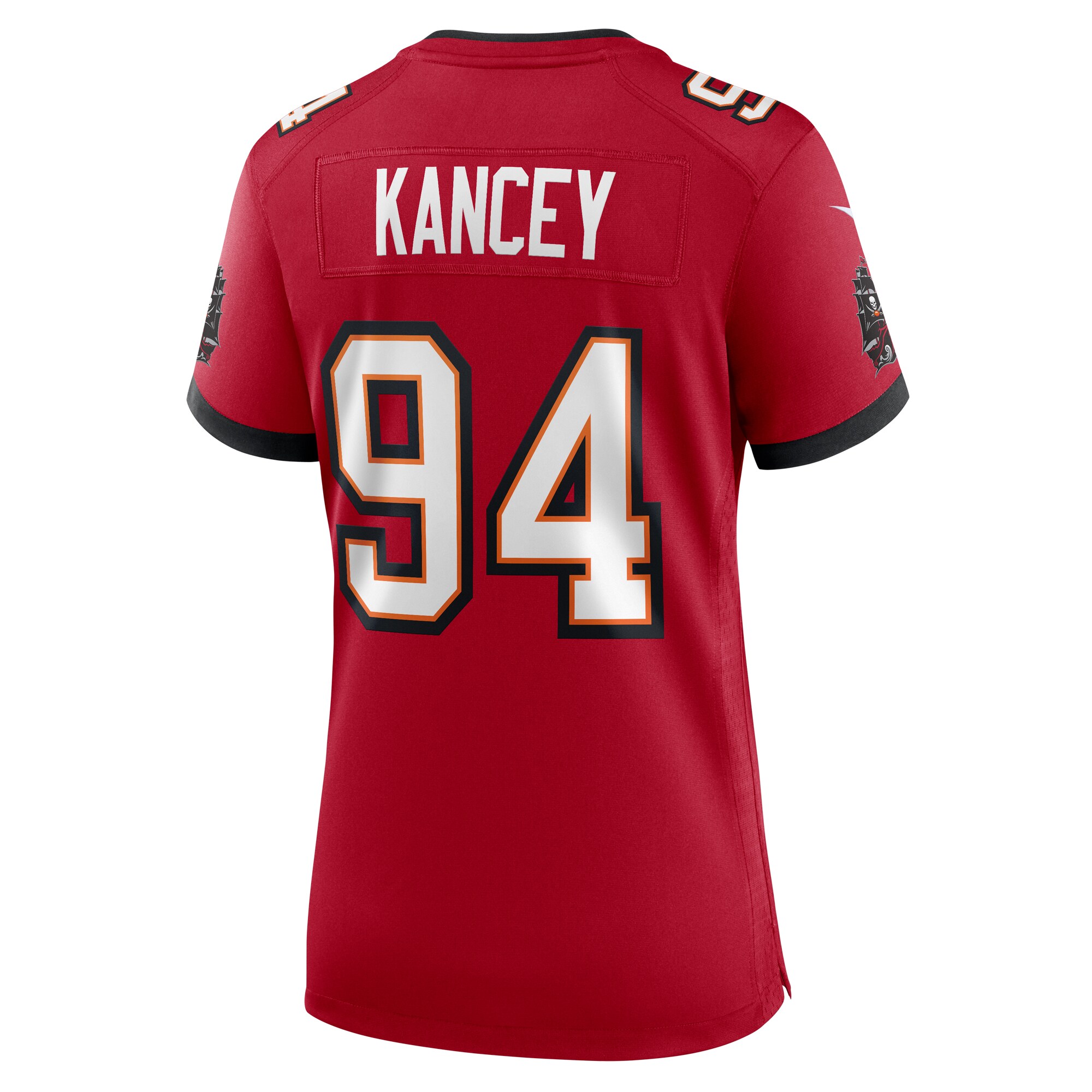 Calijah Kancey Tampa Bay Buccaneers Nike Women’s Game Jersey – Red - Image 3