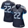 Derrick Henry Tennessee Titans Nike Women’s Game Jersey – Navy