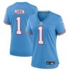 Warren Moon Tennessee Titans Nike Women’s Oilers Throwback Retired Player Game Jersey – Light Blue