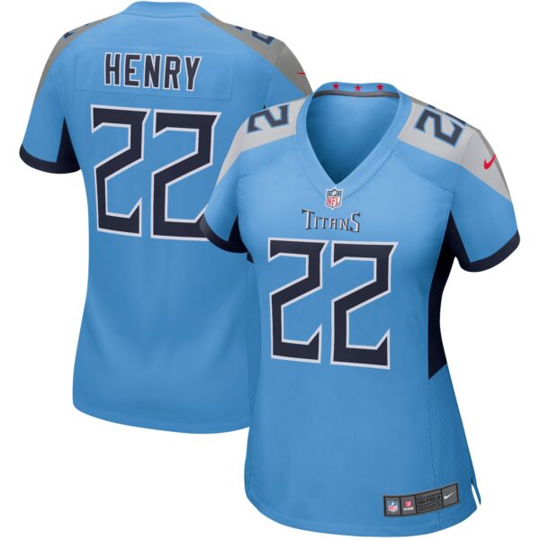 Derrick Henry Tennessee Titans Nike Women’s Game Jersey – Light Blue