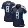 Will Levis Tennessee Titans Nike Women’s Game Jersey – Navy