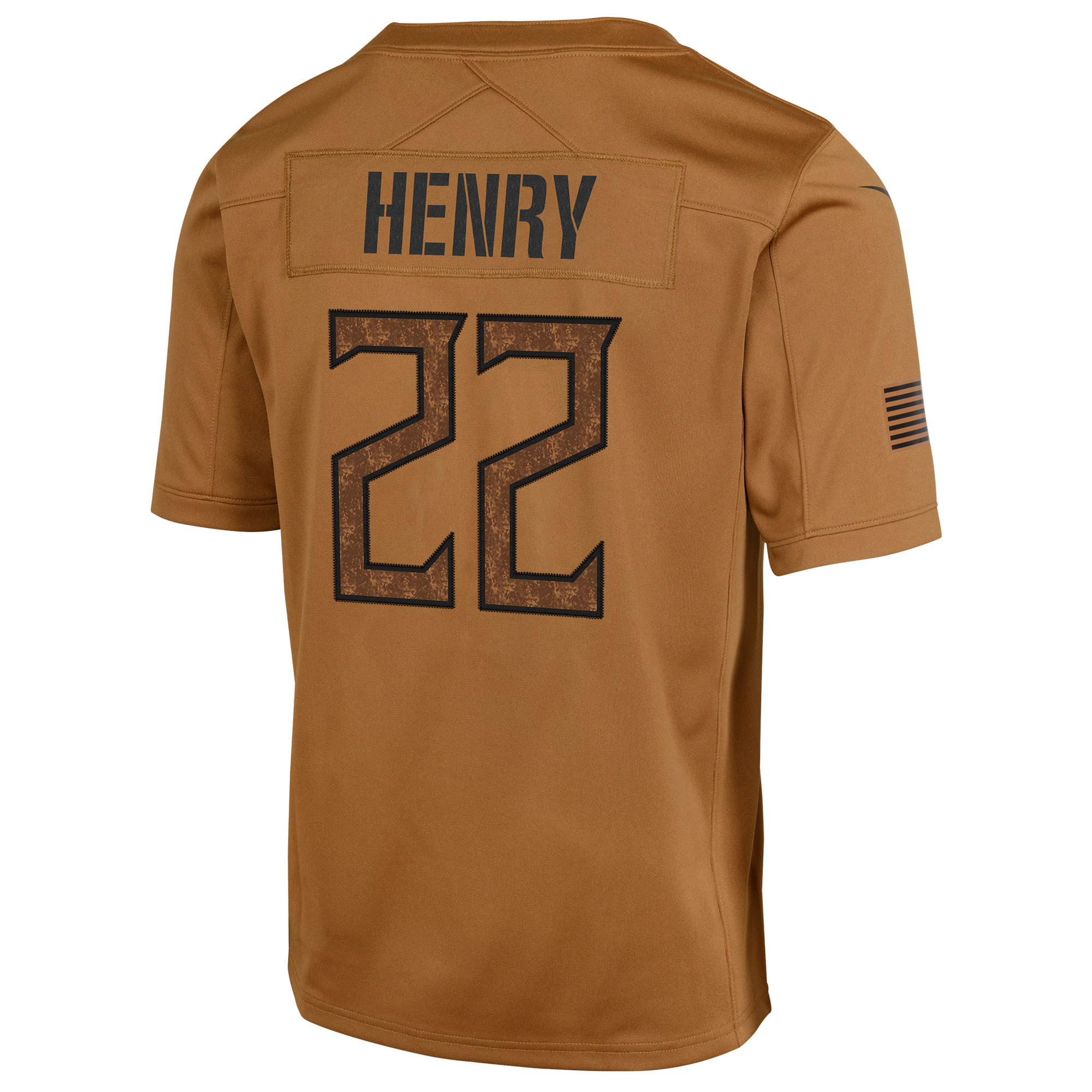 Derrick Henry Tennessee Titans Nike Youth 2023 Salute To Service Limited Jersey – Brown - Image 3