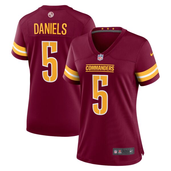Jayden Daniels Washington Commanders Nike Women’s 2024 NFL Draft First Round Pick Player Game Jersey – Burgundy