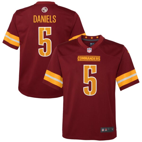 Jayden Daniels Washington Commanders Nike Youth 2024 NFL Draft First Round Pick Player Game Jersey – Burgundy