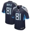 Josh Whyle Tennessee Titans Nike Team Game Jersey – Navy