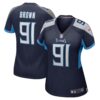 Shakel Brown Tennessee Titans Nike Women’s Game Jersey – Navy